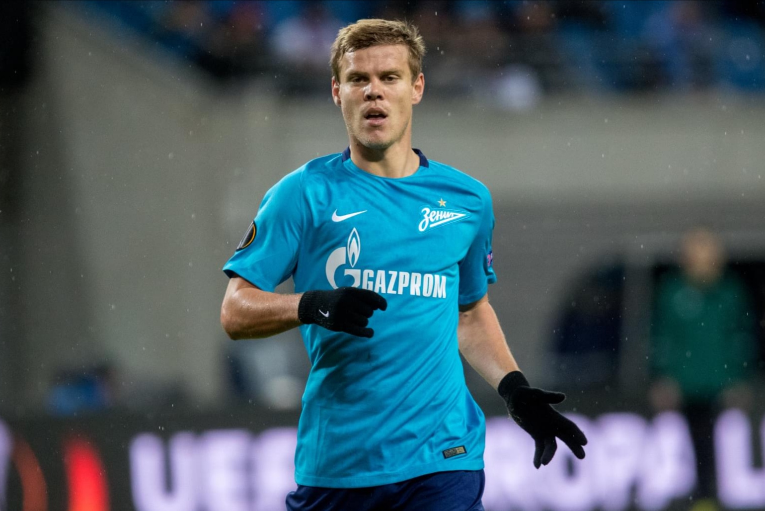 08.03.2018. Германия, Лейпциг, «РБ Арена». Лига Европы УЕФА 2017/18, 1/8 финала, «РБ Лейпциг» — «Зенит».