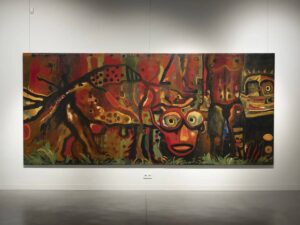 Картину «Тигр» Мамуки Цецхладзе продали за 130 тысяч евро на первом международном аукционе грузинского искусства в Тбилиси